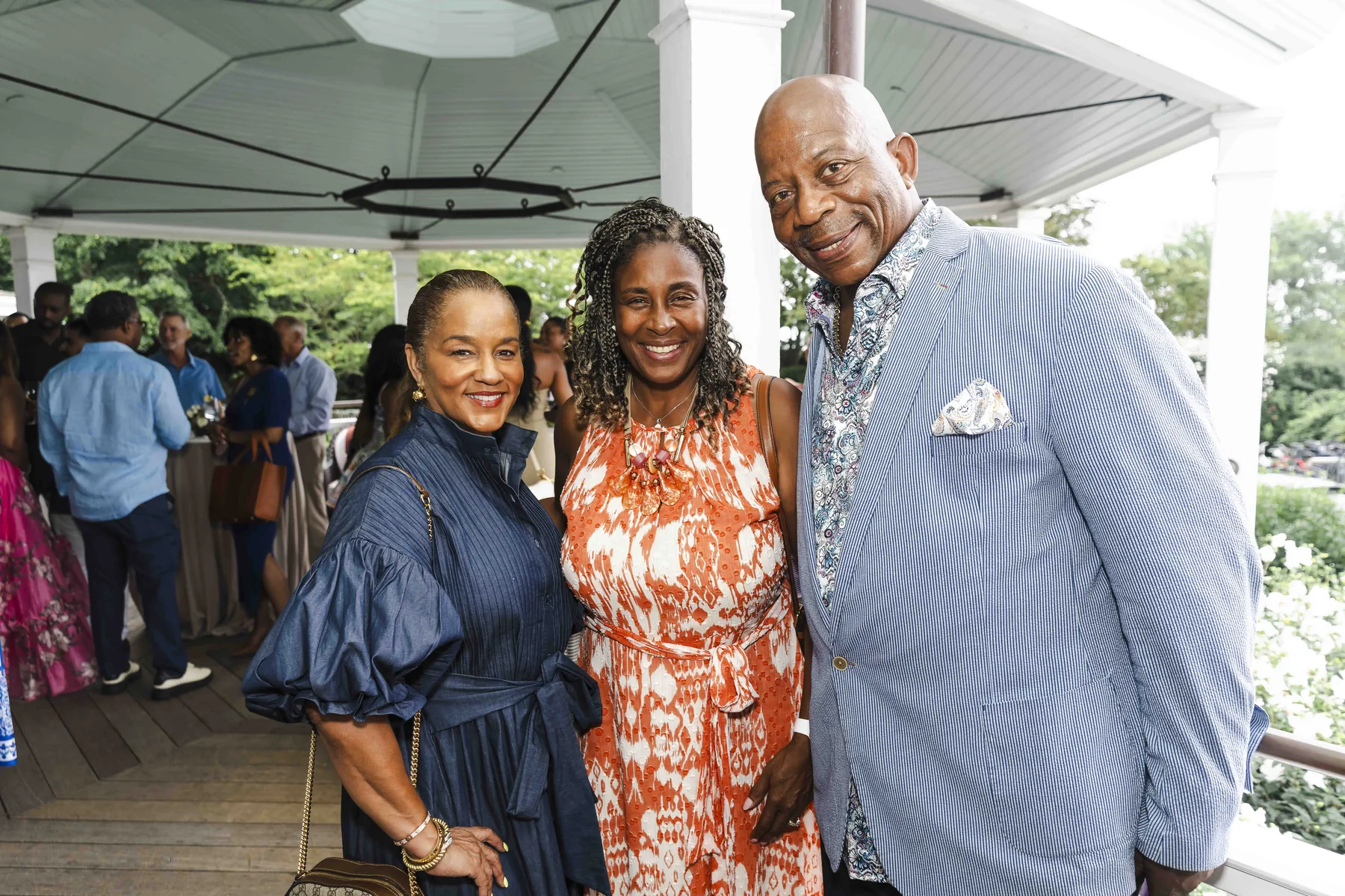 Guests on the porch, Collector X on Martha’s Vineyard