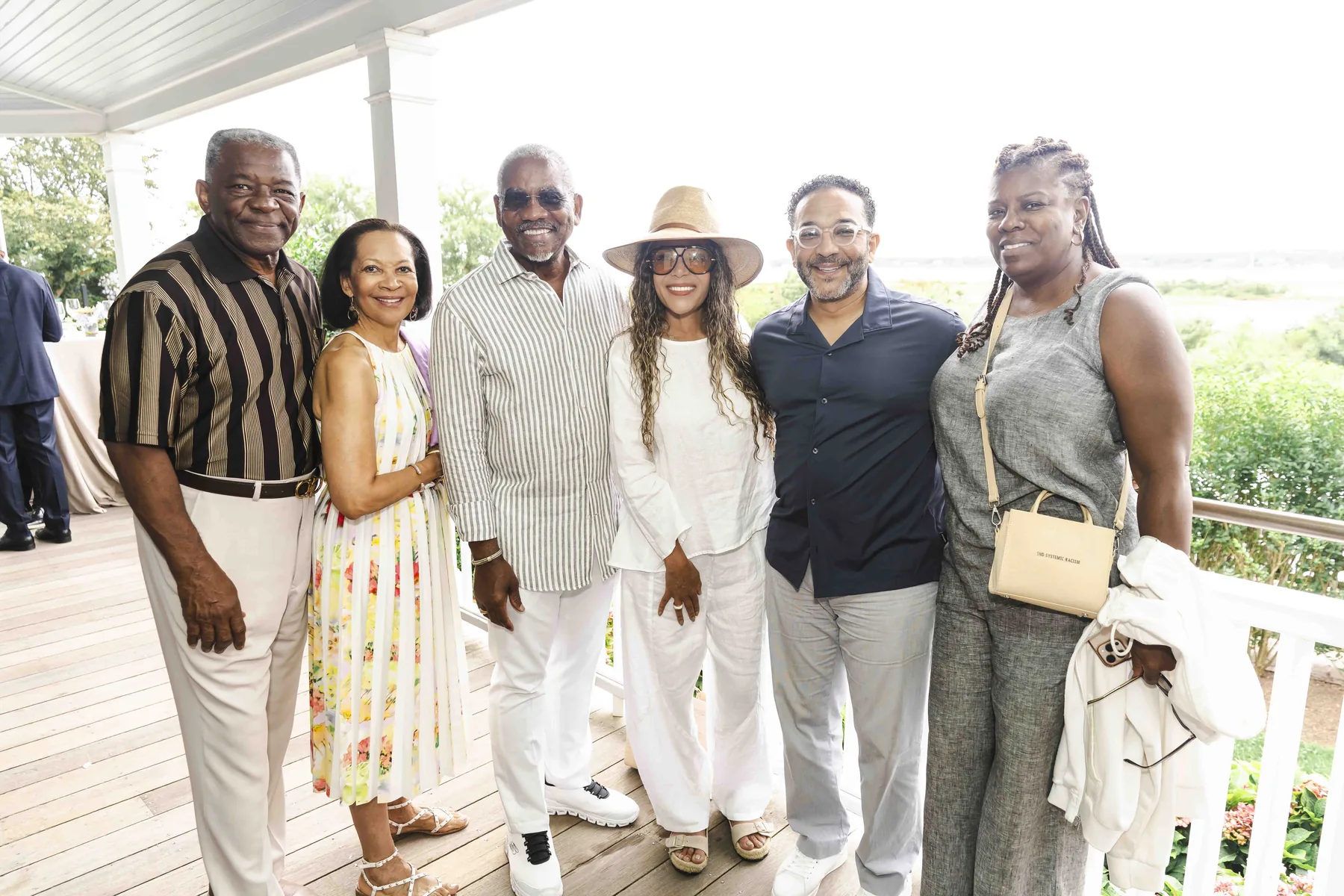 A group on the deck, Collector X on Martha’s Vineyard